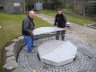 Urnenturm im Aufbau Modell Achteck/16